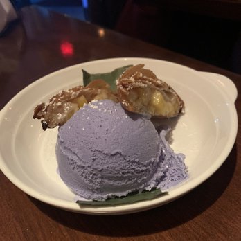 FOB Kitchen - Ube ice cream with turon - Filipino Near Me - Oakland, California FOB Kitchen - Ube ice cream with turon - Filipino Near Me - Oakland, California