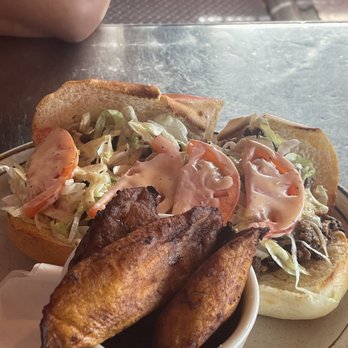 Vortex Bar & Grill - Chopped Cheese with Plantains - American Near Me - Atlanta, Georgia Vortex Bar & Grill - Chopped Cheese with Plantains - American Near Me - Atlanta, Georgia