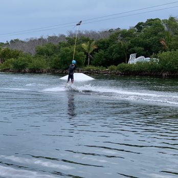 Keys Cable Park - Getting the hang of it - Lakes Near Me - Marathon, Florida