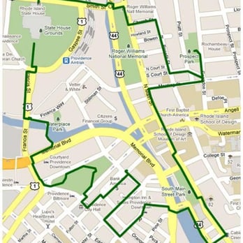 Independence Trail - Trail Map - Tours Near Me - Providence, Rhode Island