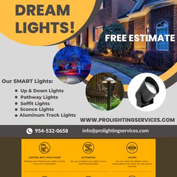 Pro Lighting Services - Free Estimate: www.prolightingservices.com @954-532-0658 - Lighting Fixtures & Equipment Near Me