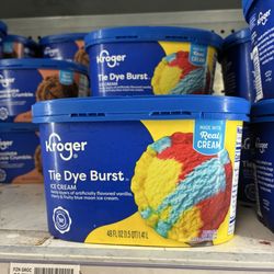 Kroger Food Stores - Tie Dye Burst ice cream. $2.99? Right on.