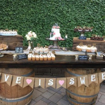 How Sweet It Is Cake Shop - Our sweets display for our 6.30.17 wedding! Thank you Teresa - Bakeries Near Me - Alvarado, Texas