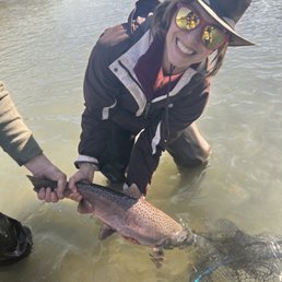 Wifey with her fist catch!