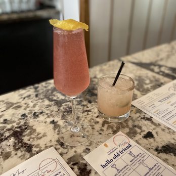 Betts - Summer seventy five and mezcal Paloma - New American Near Me - Cleveland, Ohio