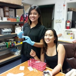 Maila, transferring Weena's blood.