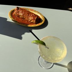 El Norteño - Margarita With Veggie Fajita Burrito