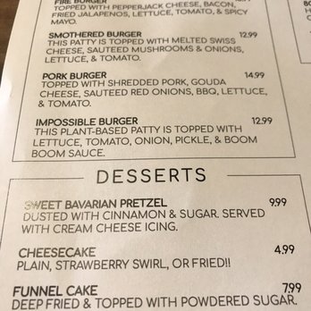 Boomtown Kitchen - Check that out they have fried cheesecake. - American Near Me - New Albany, Indiana Boomtown Kitchen - Check that out they have fried cheesecake. - American Near Me - New Albany, Indiana
