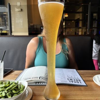 Yard House - Half a yard of beer - New American Near Me - Yonkers, New York