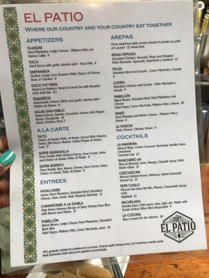 Menu photo 7 El Patio Berkeley, CA