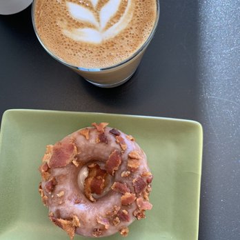 Lucky’s Coffee Roasters - Cortado and a Bacon donut come and chill.... - Coffee Roasteries Near Me - Upland, California Lucky’s Coffee Roasters - Cortado and a Bacon donut come and chill.... - Coffee Roasteries Near Me - Upland, California