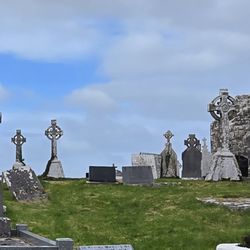 Ring of Kerry - Very interesting stop. There are some very old graves and new ones too.