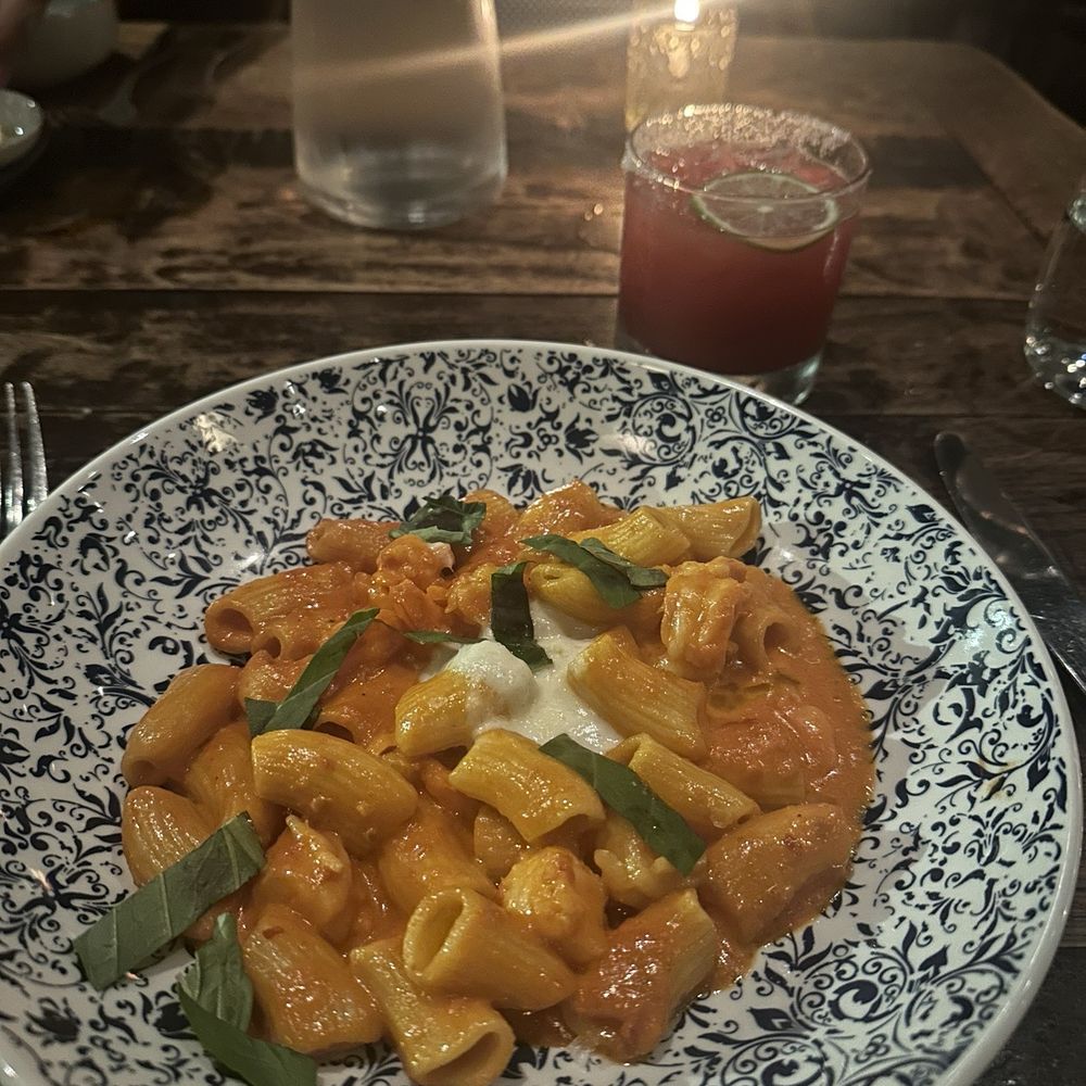 Gemma - Rigatoni alla vodka with shrimp - French Near Me - Dallas, Texas