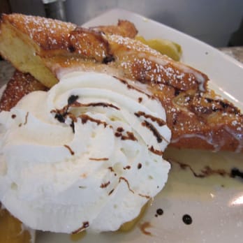 Starling Diner - broiled san francisco stuffed french toast with caramelized apples in brandy butter - New American Near Me - Long Beach, California