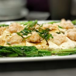 ABC Resto - Gestoomde tofu (13.8 €).