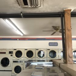 Bubble Machine Laundromat - Gross air duct blowing dust everywhere