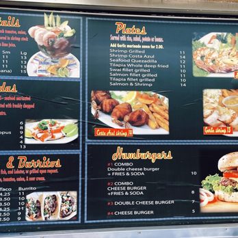 Via-Mar Seafood Restaurant - Menu as of 12/06/22 - Seafood Near Me - Los Angeles, California Via-Mar Seafood Restaurant - Menu as of 12/06/22 - Seafood Near Me - Los Angeles, California