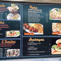 Via-Mar Seafood Restaurant - Menu as of 12/06/22