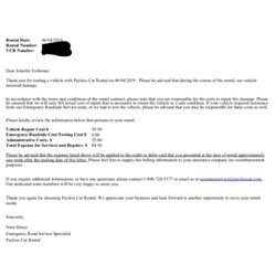 Payless Car Rental - Fraudulent charge