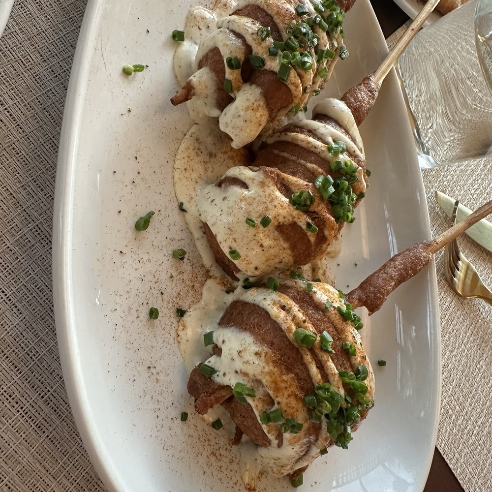 The House - Lobster Corndog - New American Near Me - West Palm Beach, Florida The House - Lobster Corndog - New American Near Me - West Palm Beach, Florida