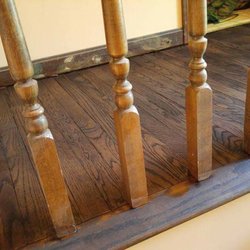 O'Brien Flooring - Hall After Jacobean Stain