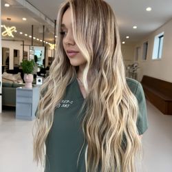 Middlemist Lane - Rooted Balayage With Blonde and Brown Pieces in Denville, NJ