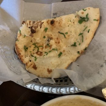 Taste of India - Garlic naan - Indian Near Me - Melbourne, Florida