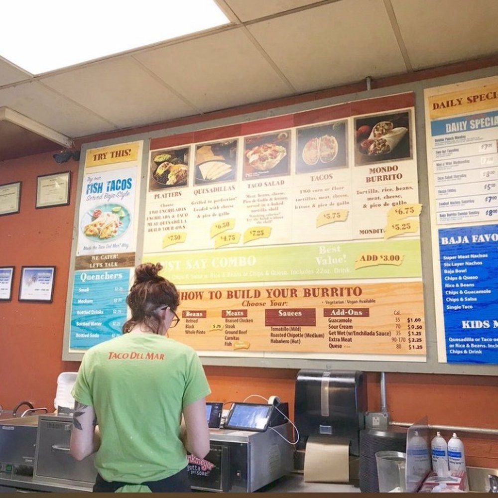 Taco Del Mar - Menu 2020 - Mexican Near Me - Puyallup, Washington