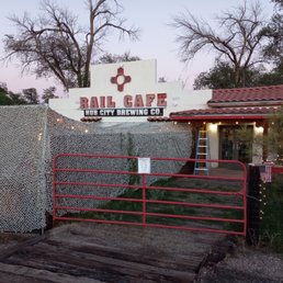 the entrance to the restaurant