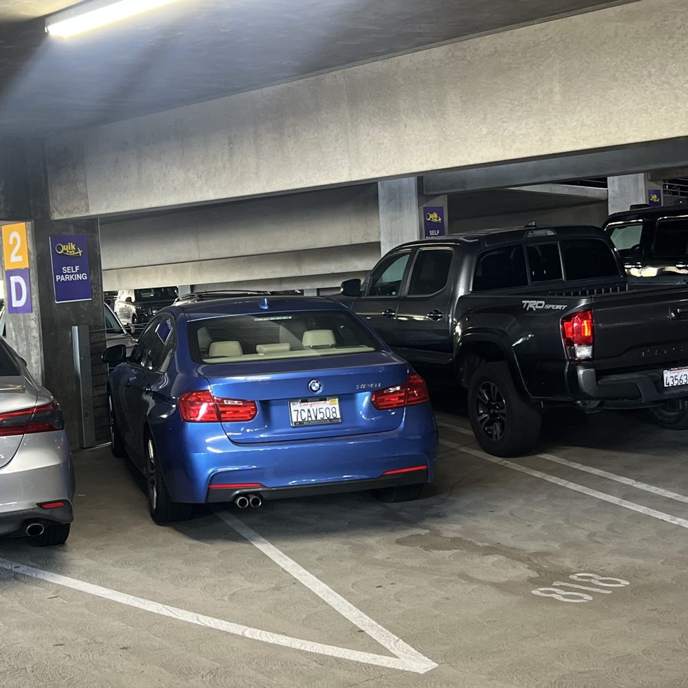 QuikPark LAX - I was parked in the second floor by the elevator in the back  they will go through your car and scope it out and break in at 2D - Parking Near Me - Los Angeles, California