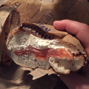 Murray's Bagels - Classic everything with nova and schmear - Bagels Near Me - New York, New York