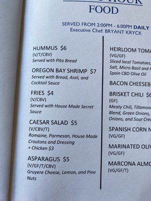 Menu photo 8 Craft PDX Portland, OR