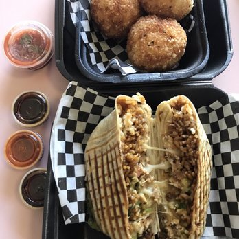 Bom Bom Grill - Bom Bom Balls & Chicken Wrap - Asian Fusion Near Me - Bellflower, California