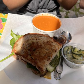FoodHeads - Squash Sandwich and tomato soup - Sandwiches Near Me - Austin, Texas FoodHeads - Squash Sandwich and tomato soup - Sandwiches Near Me - Austin, Texas