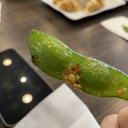 Spicy Garlic Edamame