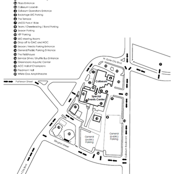 Greensboro Swarm - Greensboro Coliseum Complex parking map. - Professional Sports Teams Near Me - Greensboro, North Carolina Greensboro Swarm - Greensboro Coliseum Complex parking map. - Professional Sports Teams Near Me - Greensboro, North Carolina