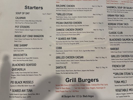 Menu photo 5 The Urban Grill Urbandale, IA