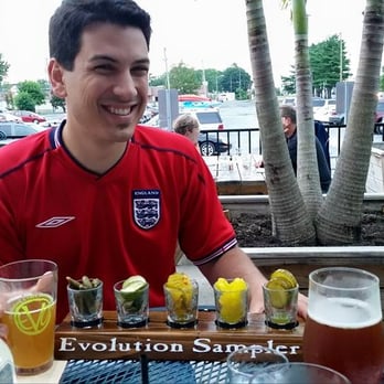 Evolution Craft Brewing Co. & Public House - Enjoying an evening on the terrace with a beer and some pickles! - New American Near Me - Salisbury, Maryland Evolution Craft Brewing Co. & Public House - Enjoying an evening on the terrace with a beer and some pickles! - New American Near Me - Salisbury, Maryland
