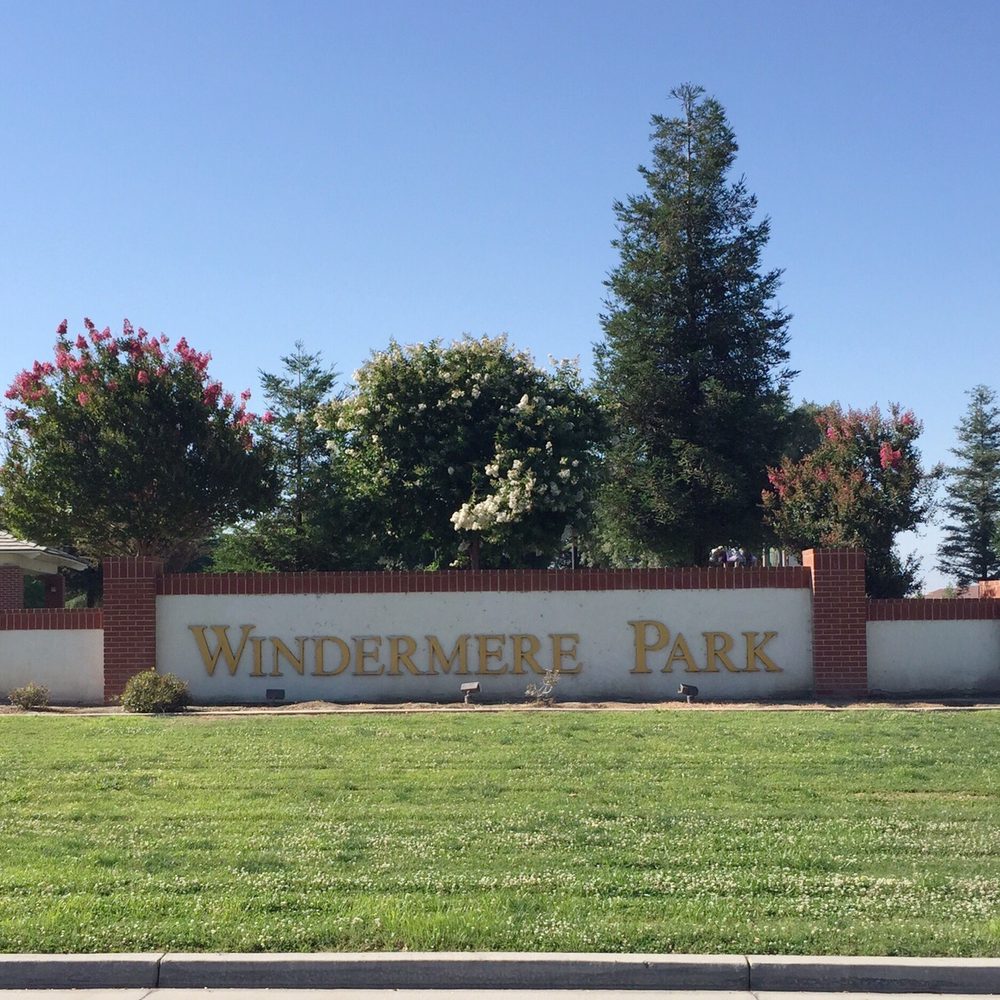 Windermere Park - The park sign with nice brick details. - Parks Near Me - Bakersfield, California Windermere Park - The park sign with nice brick details. - Parks Near Me - Bakersfield, California