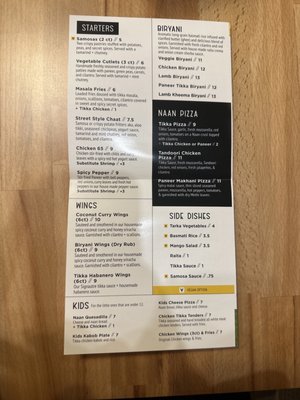 Menu photo 7 Tikka Shack Indian Grub Gilbert, AZ