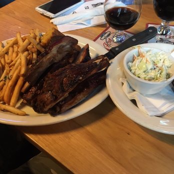 Everybody’s Brewing - My partner had the rib dinner with garlic fries and a Breakside imperial stout . - Breweries Near Me - Battle Ground, Washington