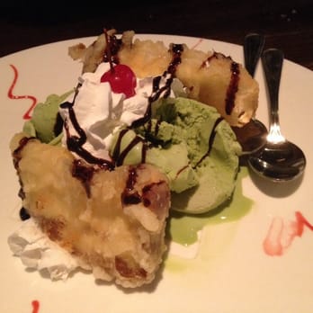 Michiru Sushi - Cheesecake tempura with green tea ice cream...omg one of the best desserts I've had in awhile! - Sushi Bars Near Me - Webster, Texas Michiru Sushi - Cheesecake tempura with green tea ice cream...omg one of the best desserts I've had in awhile! - Sushi Bars Near Me - Webster, Texas