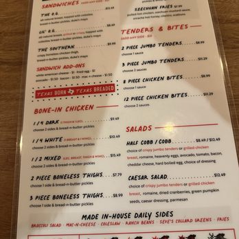 Tumble 22 - Menu - Chicken Shop Near Me - Round Rock, Texas Tumble 22 - Menu - Chicken Shop Near Me - Round Rock, Texas