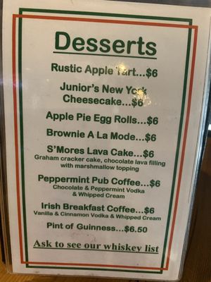 Menu photo 4 Mac's Pub Toms River, NJ