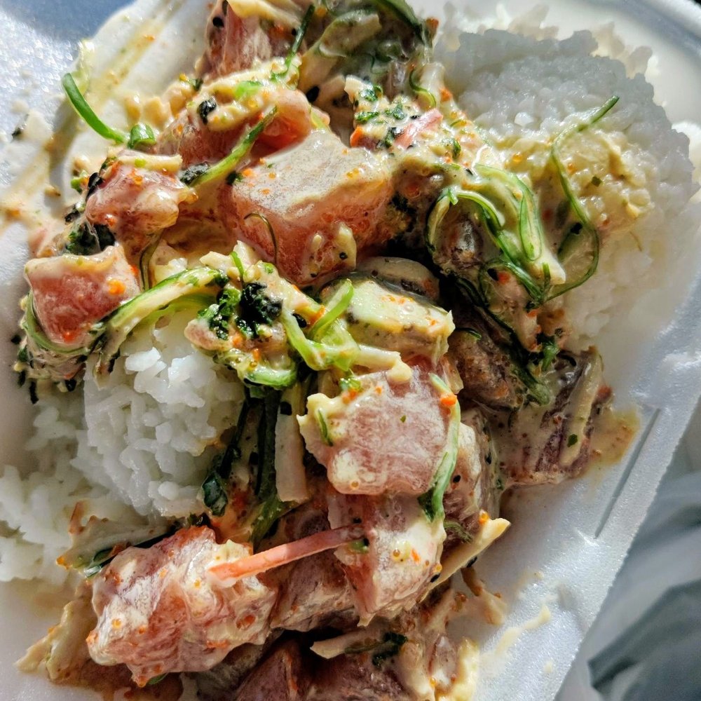 Fresh Catch - Hawaiian roll poke - Hawaiian Near Me - Honolulu, Hawaii Fresh Catch - Hawaiian roll poke - Hawaiian Near Me - Honolulu, Hawaii