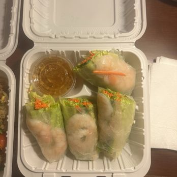 Thai Street Food - spring rolls with shrimp - Thai Near Me - Lihue, Hawaii Thai Street Food - spring rolls with shrimp - Thai Near Me - Lihue, Hawaii