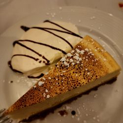 Osteria Santina - Creme brulee cheesecake
