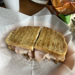 Ham & pear panini. Melt in your mouth delicious!