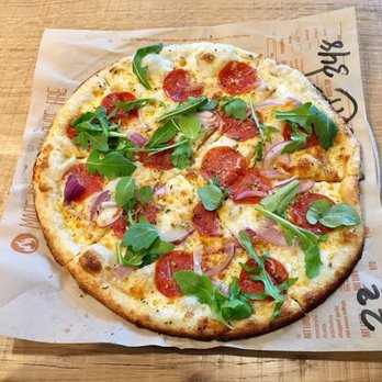 Blaze Pizza - White top (pepperoni sub) - Pizza Near Me - Cambridge, Massachusetts Blaze Pizza - White top (pepperoni sub) - Pizza Near Me - Cambridge, Massachusetts