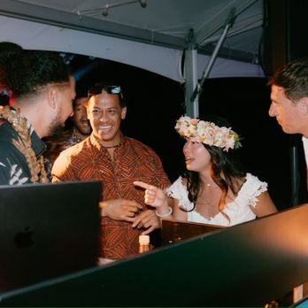 Kani Events - My husband and I thanking them at the end of the night - DJs Near Me - Ewa Beach, Hawaii